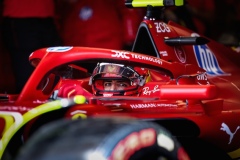 SAINZ Carlos (spa), Scuderia Ferrari SF-24, portrait during the Formula 1 AWS Grand Prix du Canada 2024, 9th round of the 2024 Formula One World Championship from June 07 to 09, 2024 on the Circuit Gilles Villeneuve, in Montréal, Canada - Photo Florent Gooden / DPPI