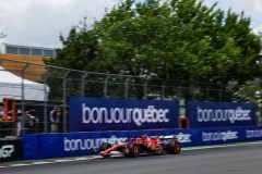 16 LECLERC Charles (mco), Scuderia Ferrari SF-24, action during the Formula 1 AWS Grand Prix du Canada 2024, 9th round of the 2024 Formula One World Championship from June 07 to 09, 2024 on the Circuit Gilles Villeneuve, in Montréal, Canada - Photo Florent Gooden / DPPI