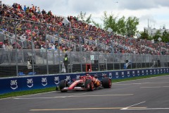 16 LECLERC Charles (mco), Scuderia Ferrari SF-24, action during the Formula 1 AWS Grand Prix du Canada 2024, 9th round of the 2024 Formula One World Championship from June 07 to 09, 2024 on the Circuit Gilles Villeneuve, in Montréal, Canada - Photo Florent Gooden / DPPI