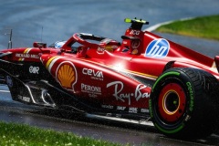 55 SAINZ Carlos (spa), Scuderia Ferrari SF-24, action during the Formula 1 AWS Grand Prix du Canada 2024, 9th round of the 2024 Formula One World Championship from June 07 to 09, 2024 on the Circuit Gilles Villeneuve, in Montréal, Canada - Photo Florent Gooden / DPPI