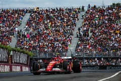 55 SAINZ Carlos (spa), Scuderia Ferrari SF-24, action during the Formula 1 AWS Grand Prix du Canada 2024, 9th round of the 2024 Formula One World Championship from June 07 to 09, 2024 on the Circuit Gilles Villeneuve, in Montréal, Canada - Photo Florent Gooden / DPPI