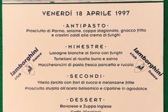 Menu-Lamborghini