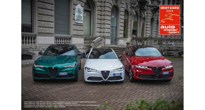 Triplice vittoria del Made in Italy in Germania: gli appassionati assegnano ad Alfa Romeo tre primi posti al concorso “BEST CARS”