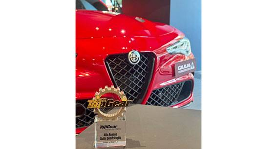 Alfa Romeo Giulia Quadrifoglio eletta “Sedan of the Year” dal prestigioso magazine Top Gear Hong Kong