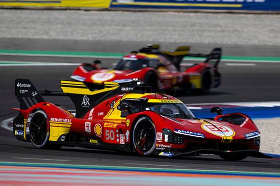 Ferrari a Imola per il round italiano del FIA WEC 2024