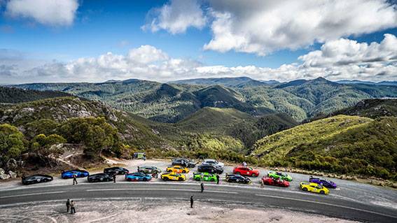 Lamborghini Esperienza Giro Oceania 2024 roars into the Apple Isle for an unforgettable Tasmanian odyssey