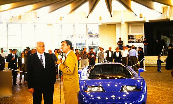 VIDEO Collection – Bugatti EB110: la presentazione a Campogalliano (1991)