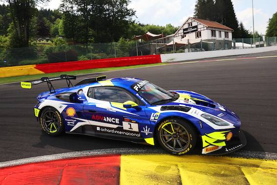 Doppietta in Gara 1 per Maserati nel terzo round del Fanatec GT2 European Series a Spa