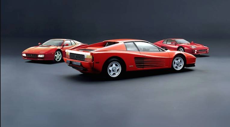 VIDEO Collection – Ferrari Testarossa, 512 TR, F512 M